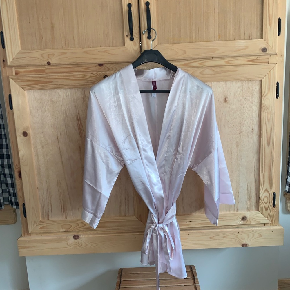 Adore Me satin spa night robe size O/S